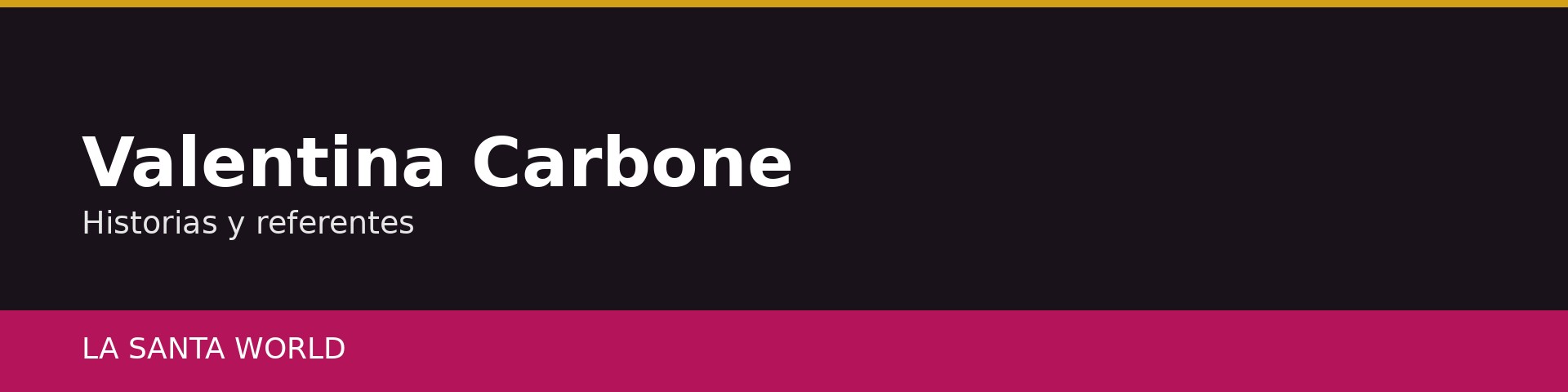 Banner Valentina Carbone